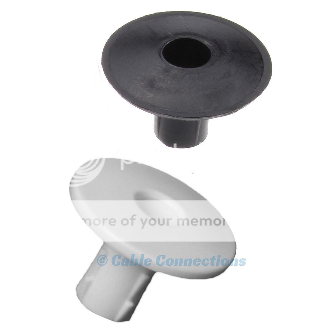 25 TWIN MIXED TV SPEAKER 3183Y 7MM X2 POWER CABLE ENTRY GROMMET WALL BUSHES BUSH eBay